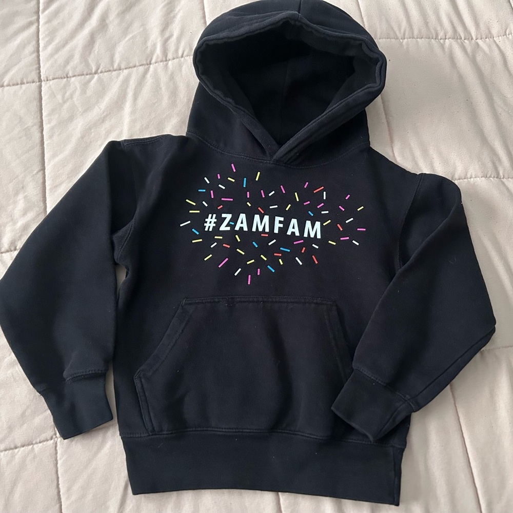 ZAMFAM Kids Black Hoodie